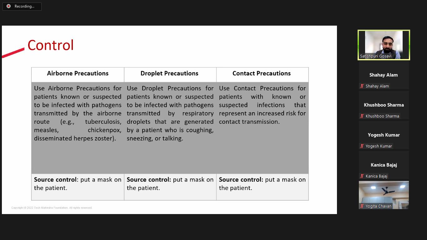 COVID Training Control