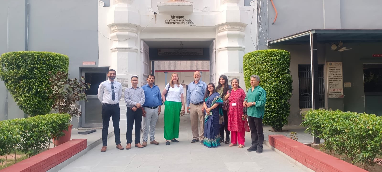Kirsten visit to Delhi Healthcare Academy