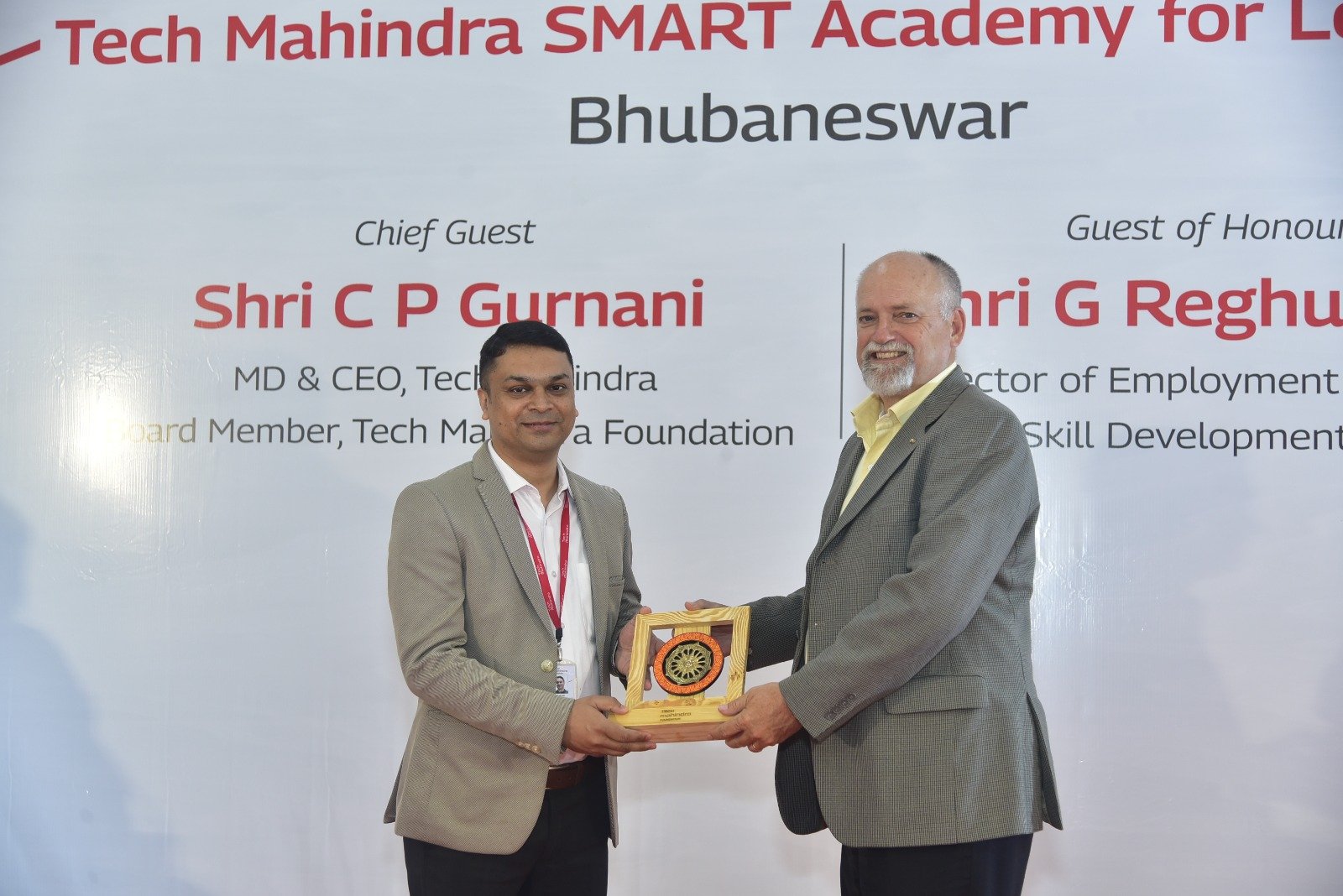 Sajid Ali, COO of Tech Mahindra Foundation & Rodney Reveiere, GIZ India